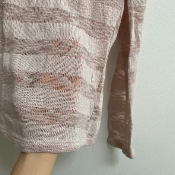 Forever 21 Striped Burnout Dolman Knit Sweater S - Picture 2 of 4